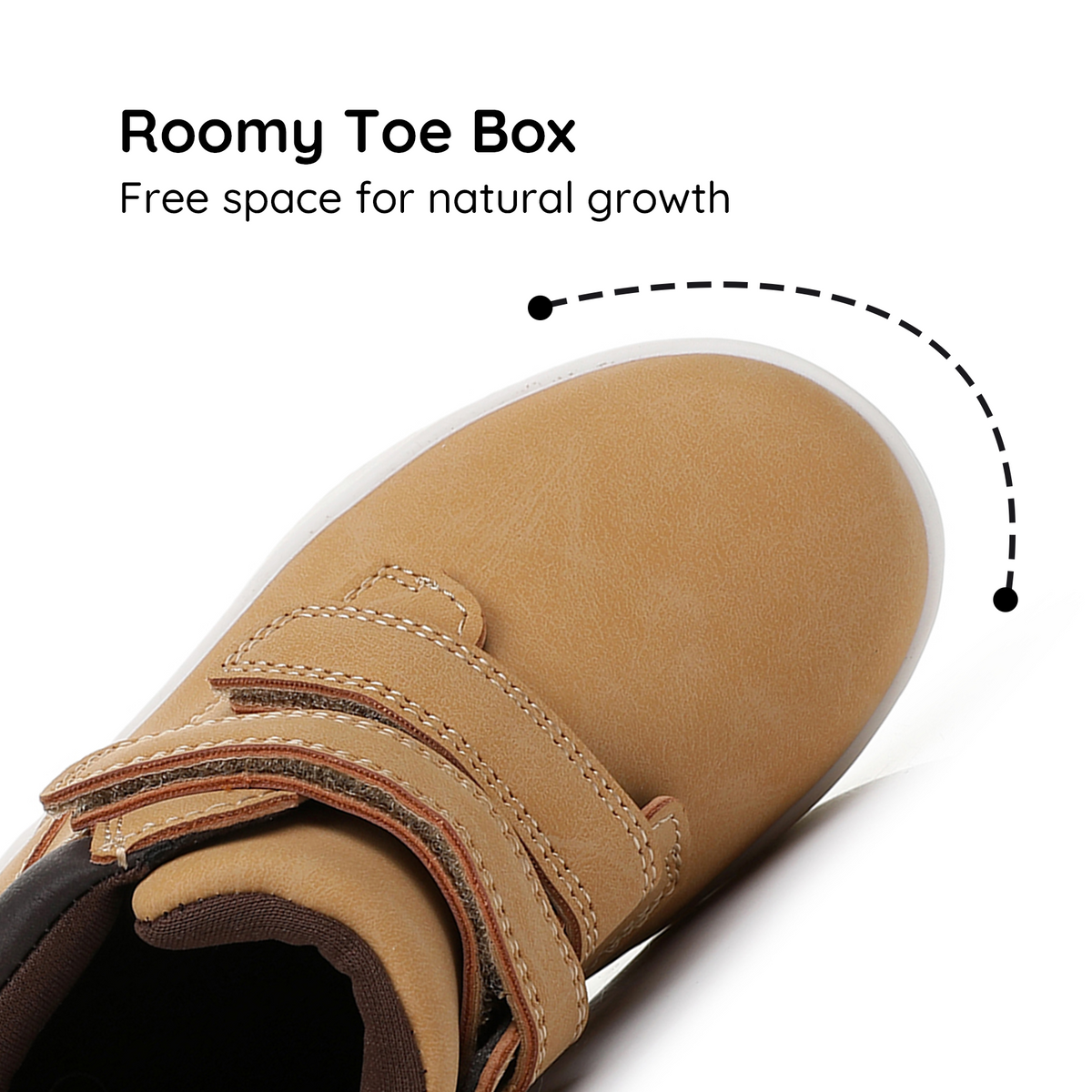 Apakowa Toddler Kids Boys Autumn Boots-DY360-Camel