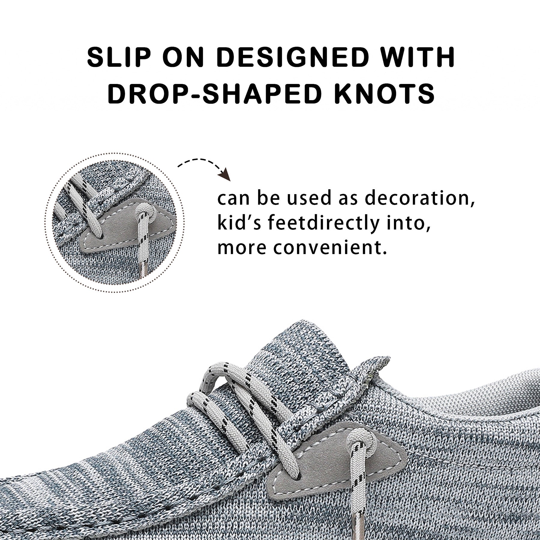 Apakowa Kids Boys Girls Slip On Loafers Boat Shoes for Toddler Little/Big Kid-XFQ127-Grey