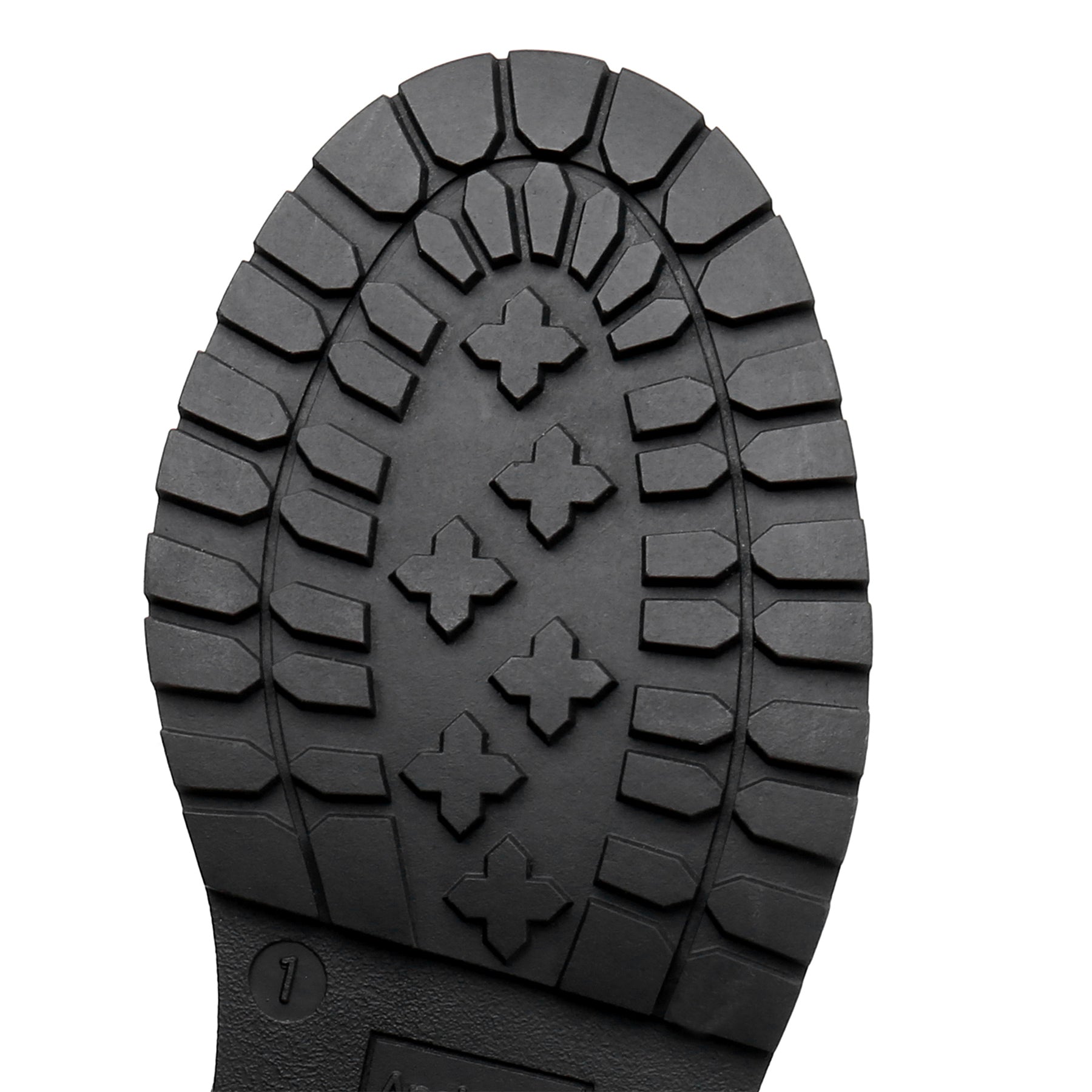 Apakowa Kids Gilrs Combat Boots with Side Zipper for Little/Big Kid-DY101-Black