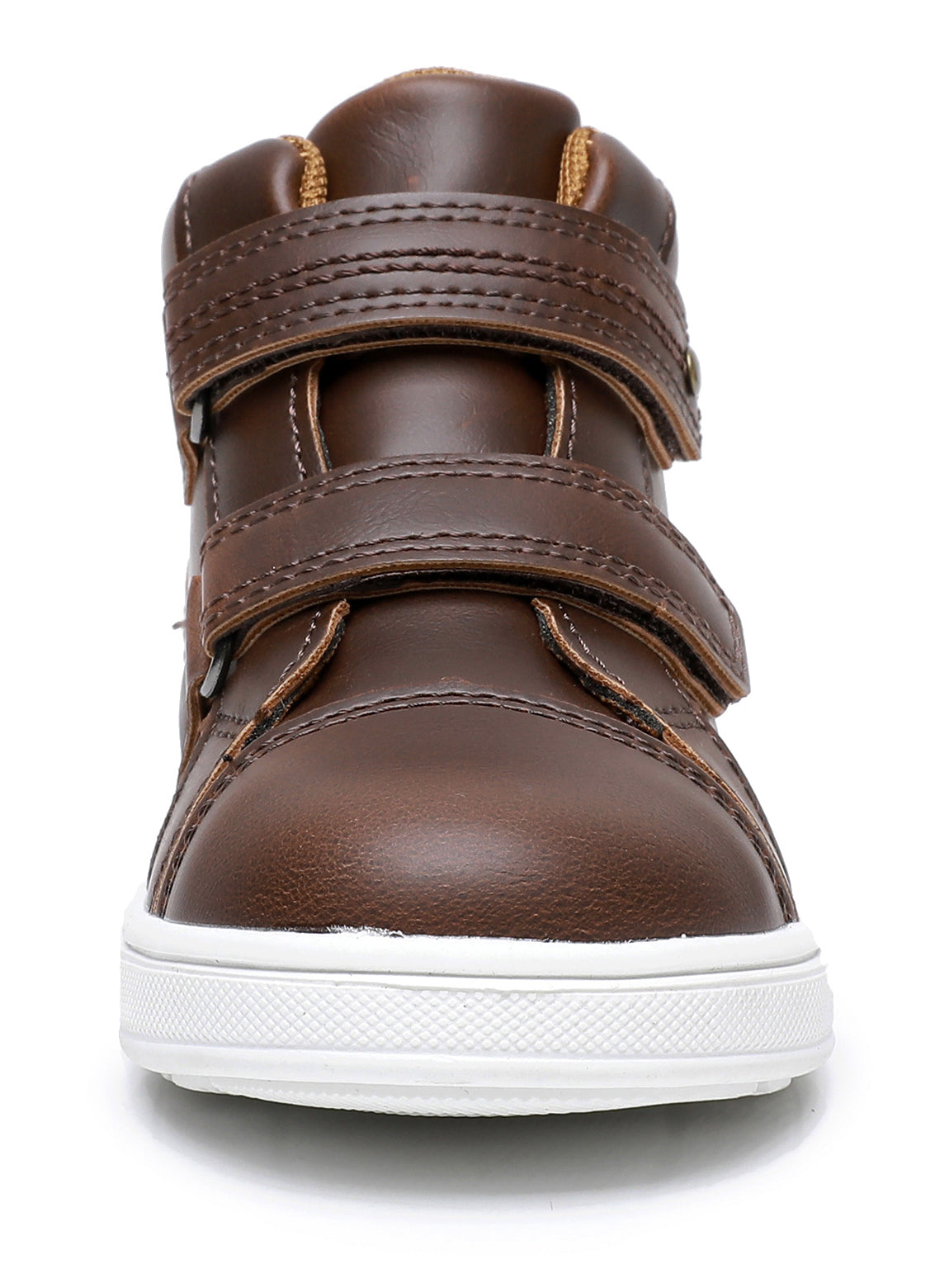 Apakowa Toddler Kids Boys Autumn Boots-DY1102-DarkBrown