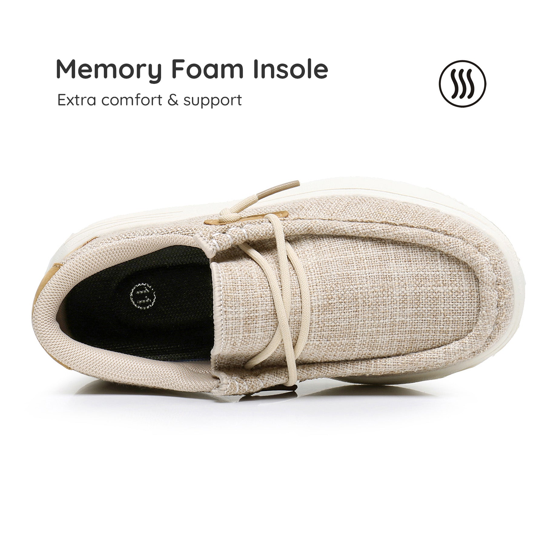 Apakowa Kids Boys Girls Loafers Slip-On Casual Walking Shoes-APA-XFQ325-Brown