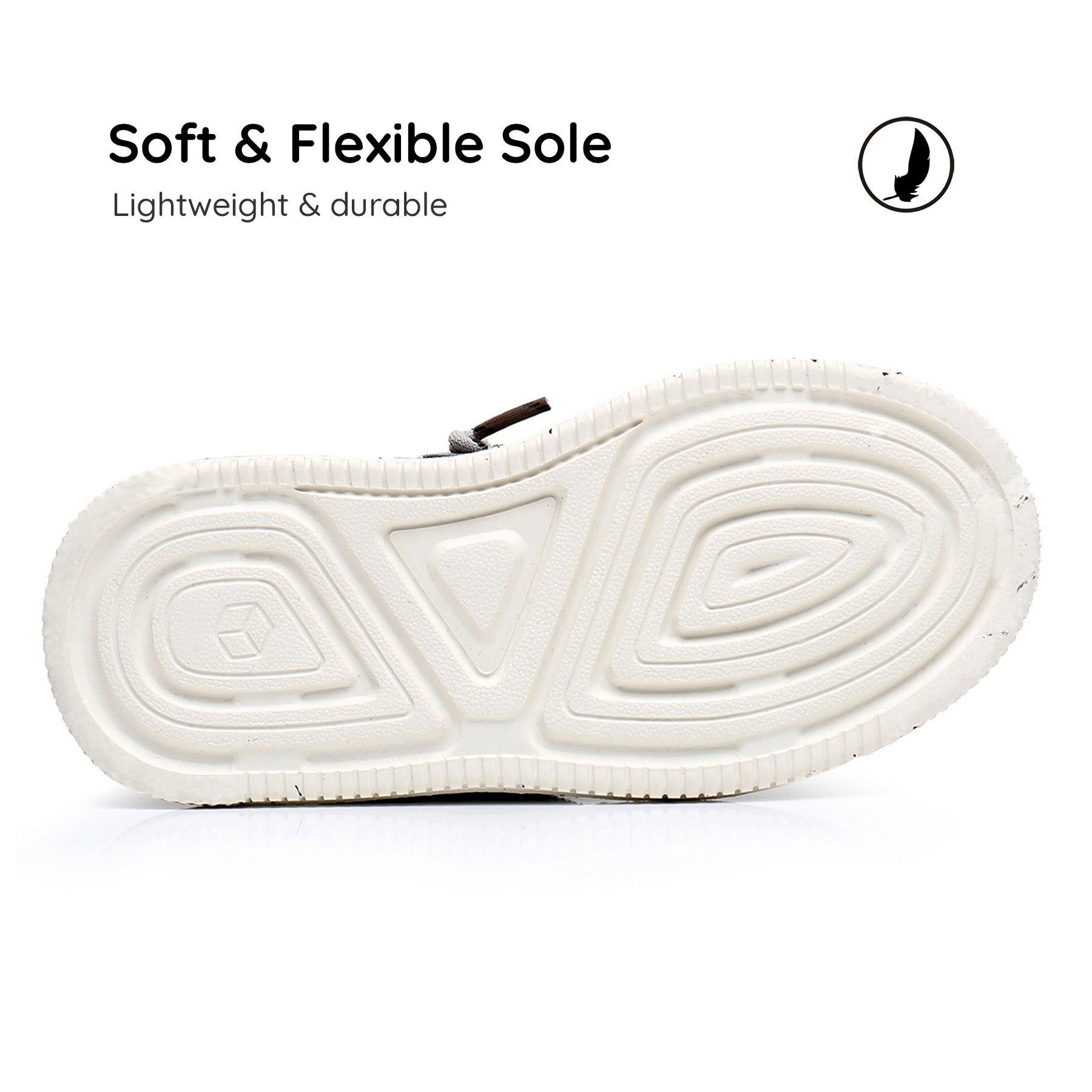 Apakowa Kids Boys Girls Loafers Slip-On Casual Walking Shoes-APA-XFQ325-Grey