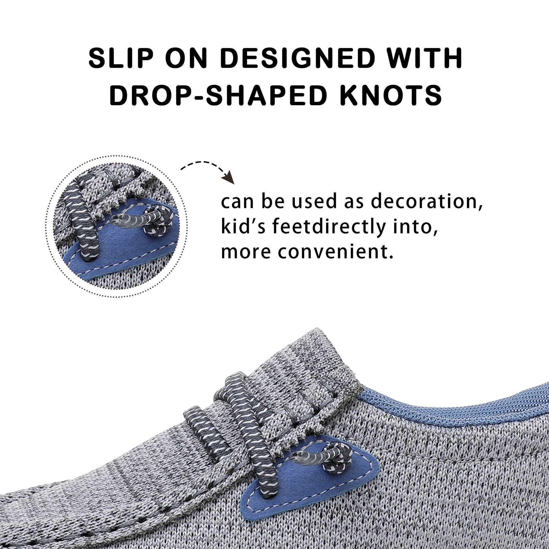 Apakowa Kids Boys Girls Loafers Slip On Boat Shoes for Toddler Little/Big Kid-XFQ520-Grey