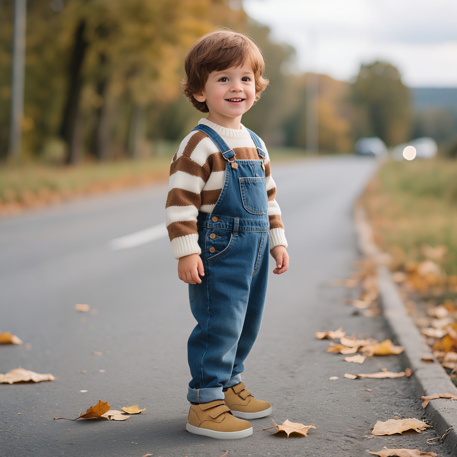 Apakowa Toddler Kids Boys Autumn Boots-DY360-Camel