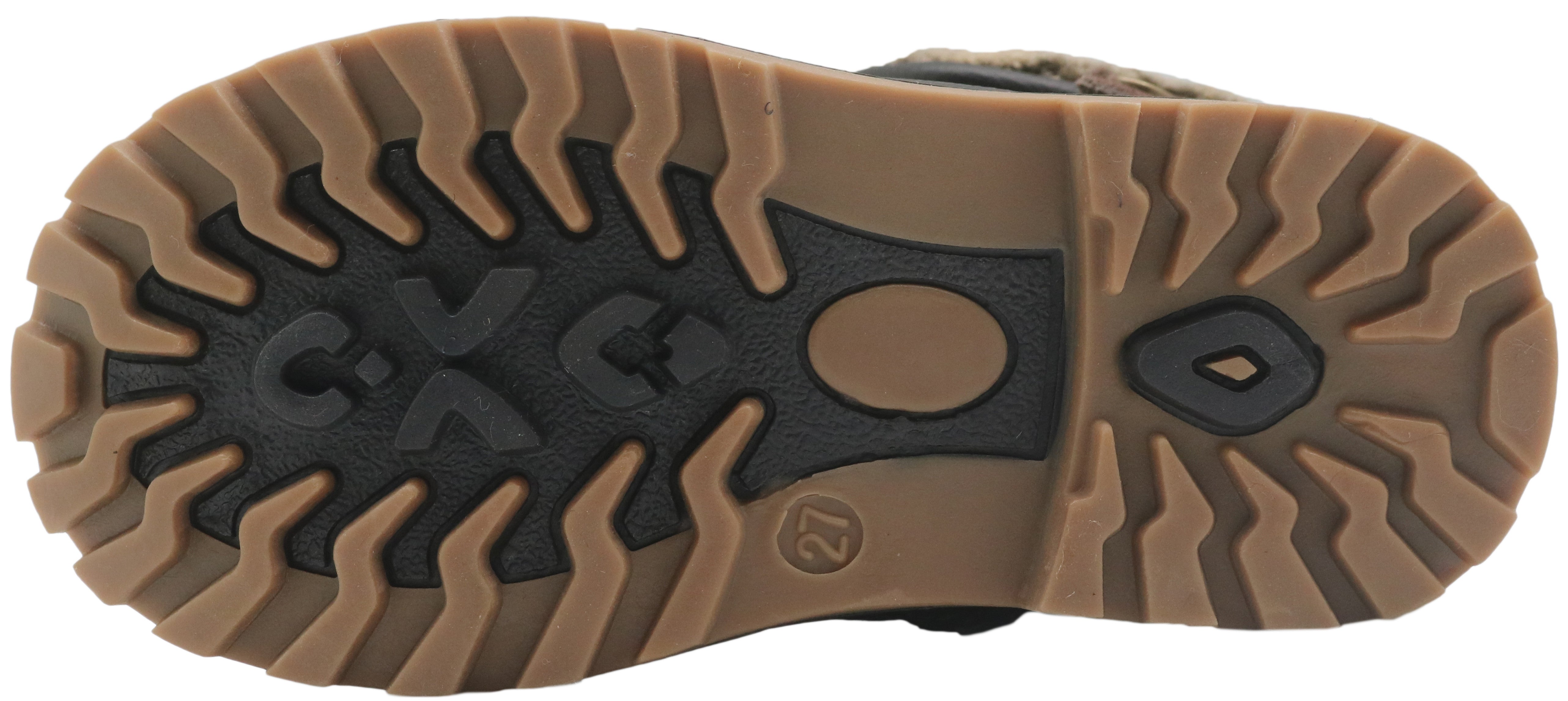 Apakowa New Boy's Winter Snow Boots (Toddler/Little Kid)-LC781-Brown