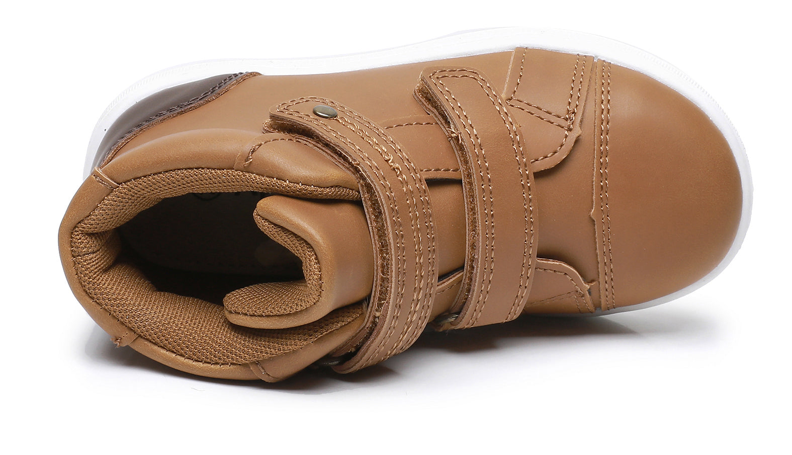Apakowa Toddler Kids Boys Autumn Boots-DY1102-Brown