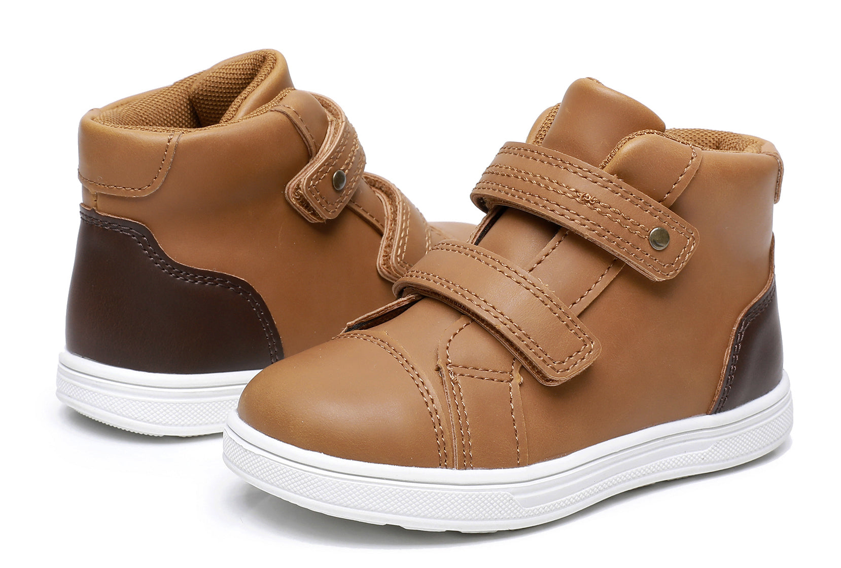 Apakowa Toddler Kids Boys Autumn Boots-DY1102-Brown