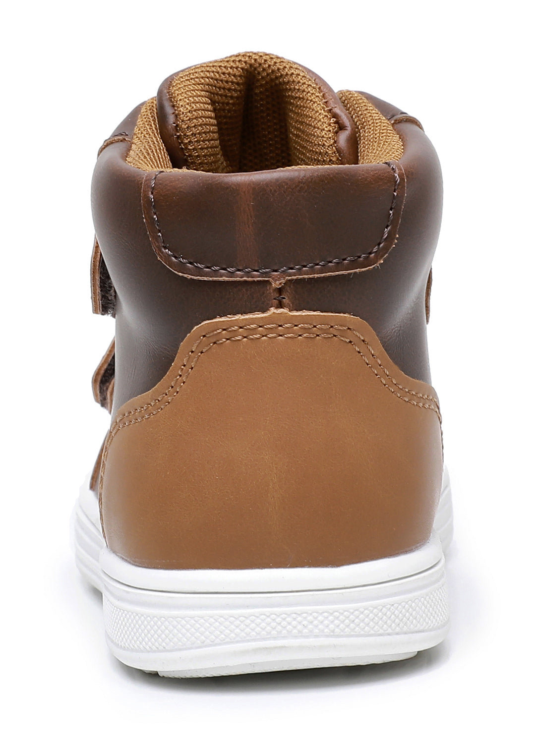 Apakowa Toddler Kids Boys Autumn Boots-DY1102-DarkBrown