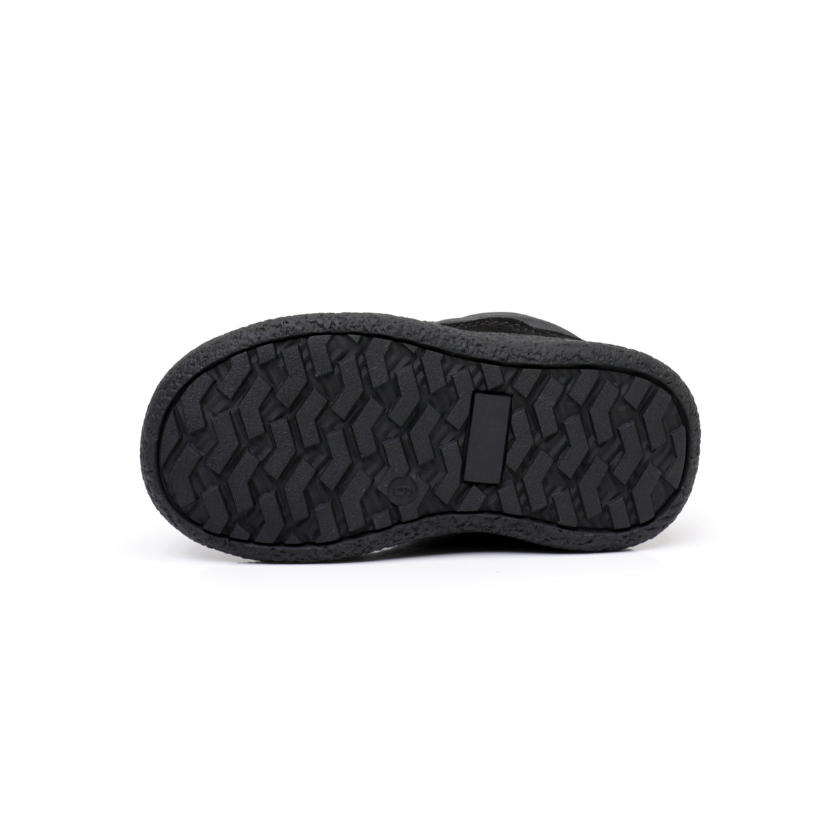 Apakowa Toddler Boys Girls Winter Snow Boots Warm Lining Water-Resistant-DY616-Black