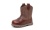Apakowa Baby & Toddler Cowboy Boots for Boys Girls Infant Baby Cowboy Cowgirl Western Boots Round Toe All Seasons 6-36 Months (Infant/Toddler)-DY830-Brown