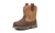 Apakowa Baby & Toddler Cowboy Boots for Boys Girls Infant Baby Cowboy Cowgirl Western Boots Round Toe All Seasons 6-36 Months (Infant/Toddler)-DY830-CamelBrown