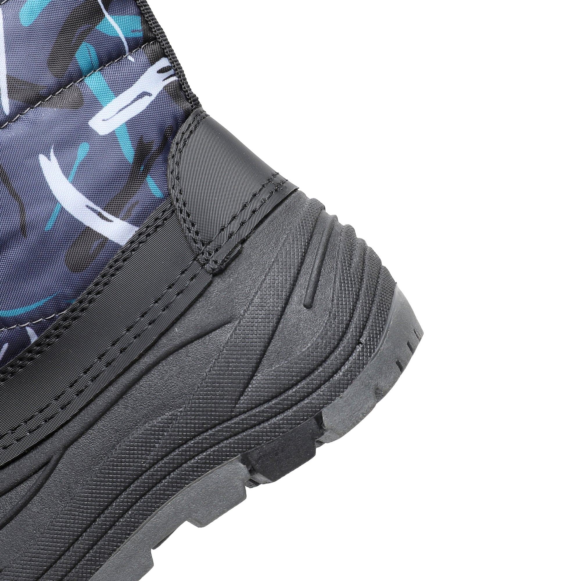 Blikcon Unisex-Child Outdoor Waterproof Winter Snow Boots (Toddler/Little Kid)-H3250-Grey