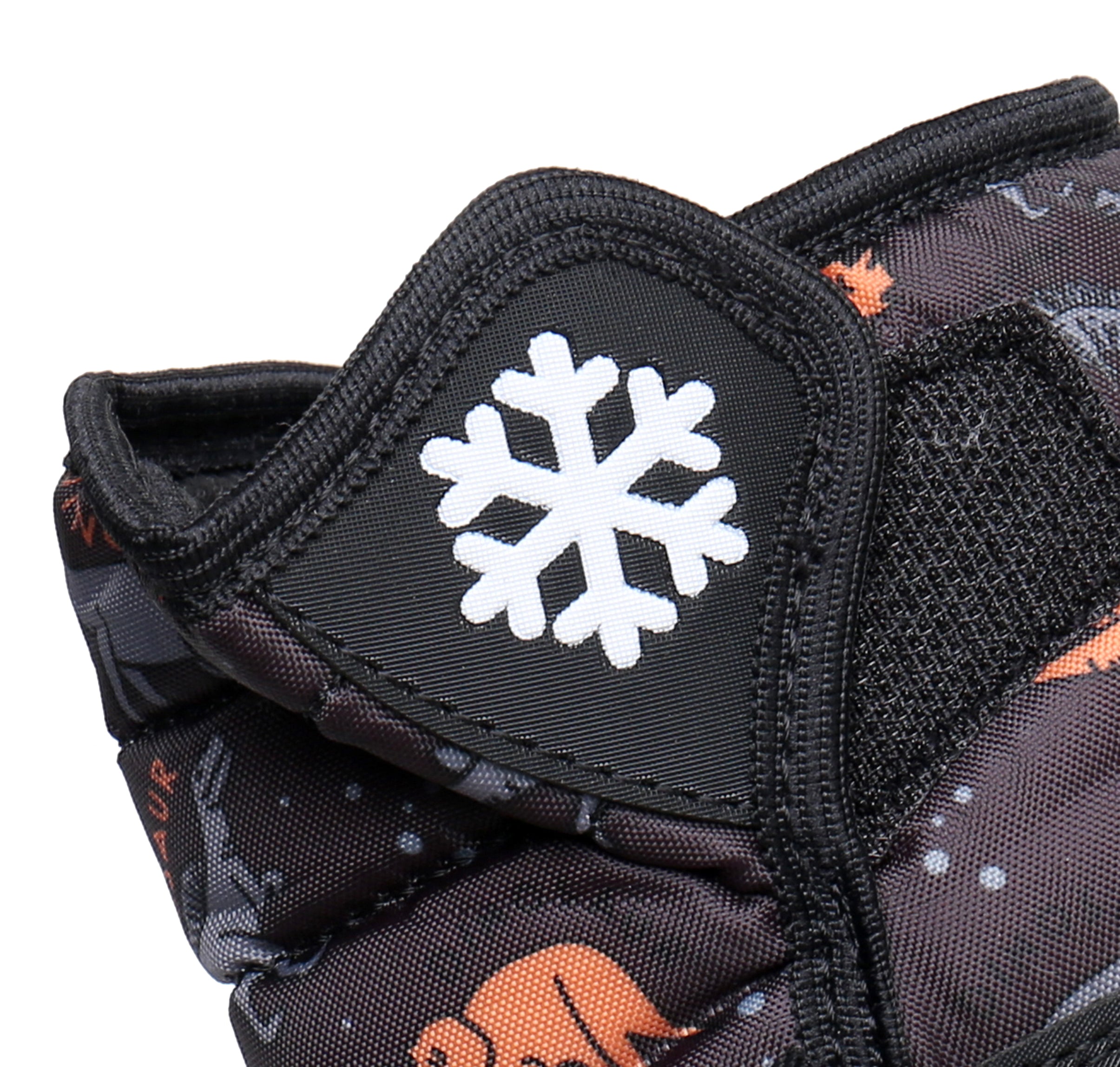 Blikcon Boys Girls Snow Boots Water Resistance Cold Weather Winter Boots-HDL010-BlackDinosaur