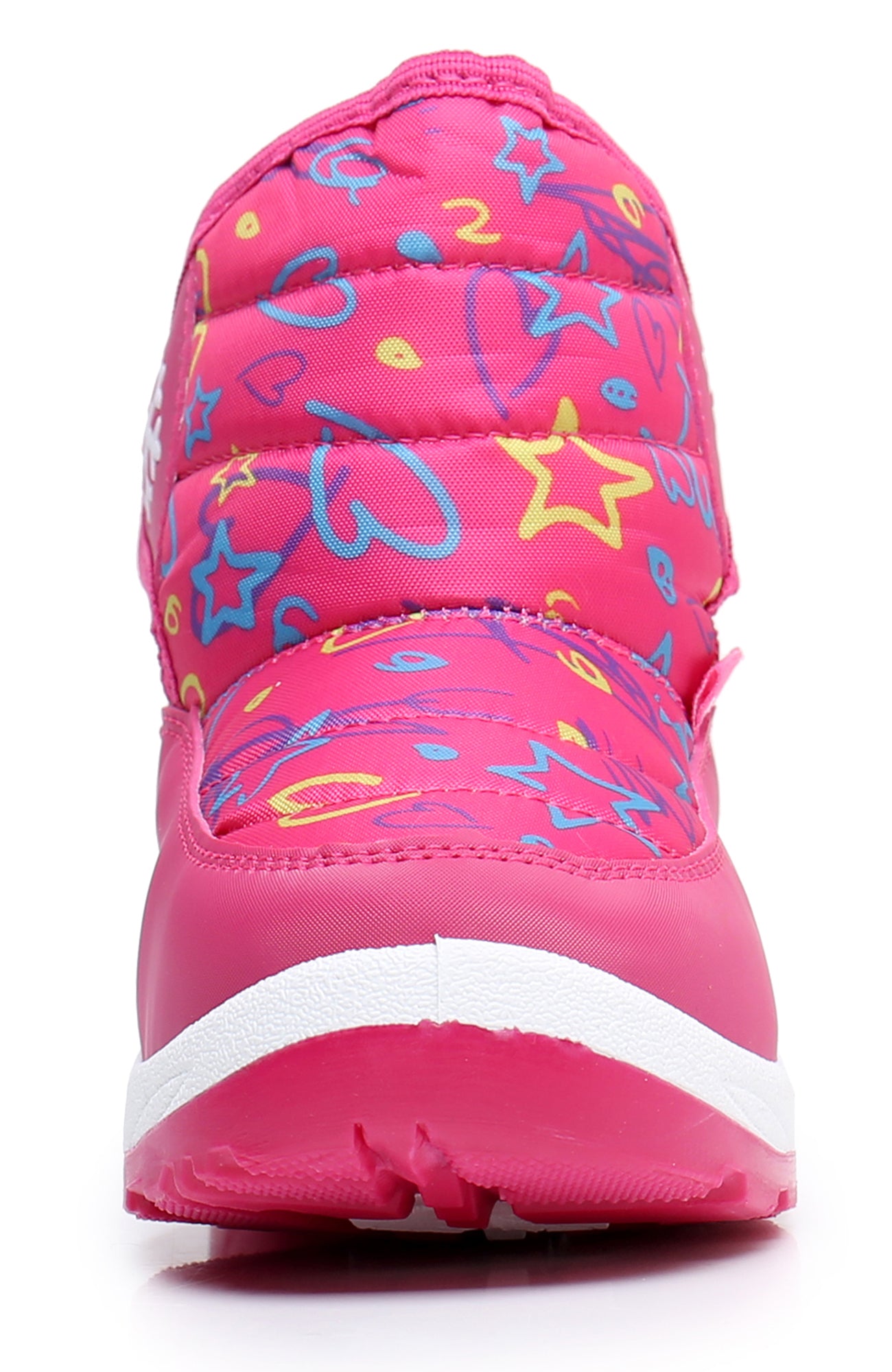 Blikcon Boys Girls Snow Boots Water Resistance Cold Weather Winter Boots-HDL010-PeachStar