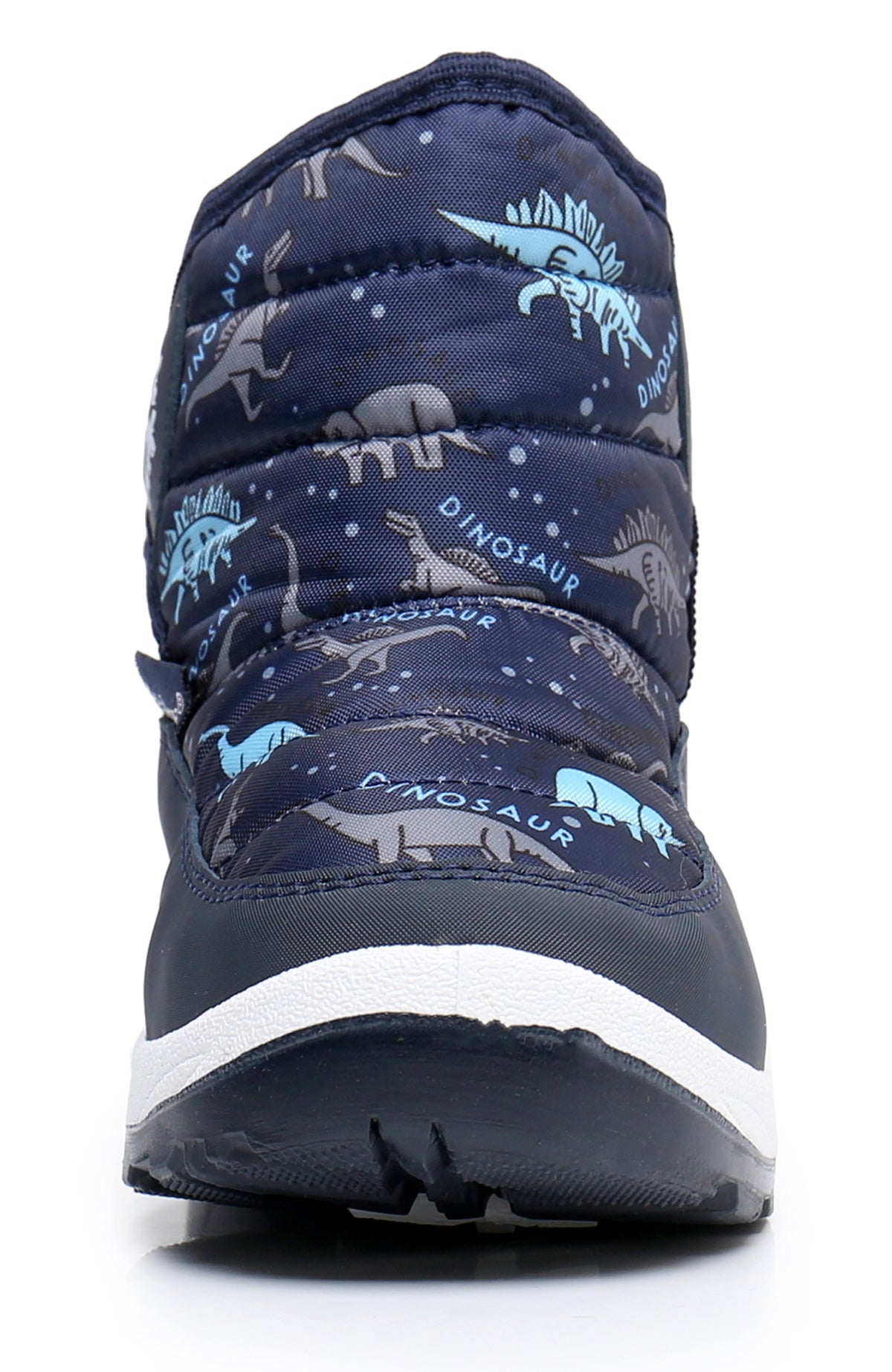 Blikcon Boys Girls Snow Boots Water Resistance Cold Weather Winter Boots-HDL010-NavyDinosaur