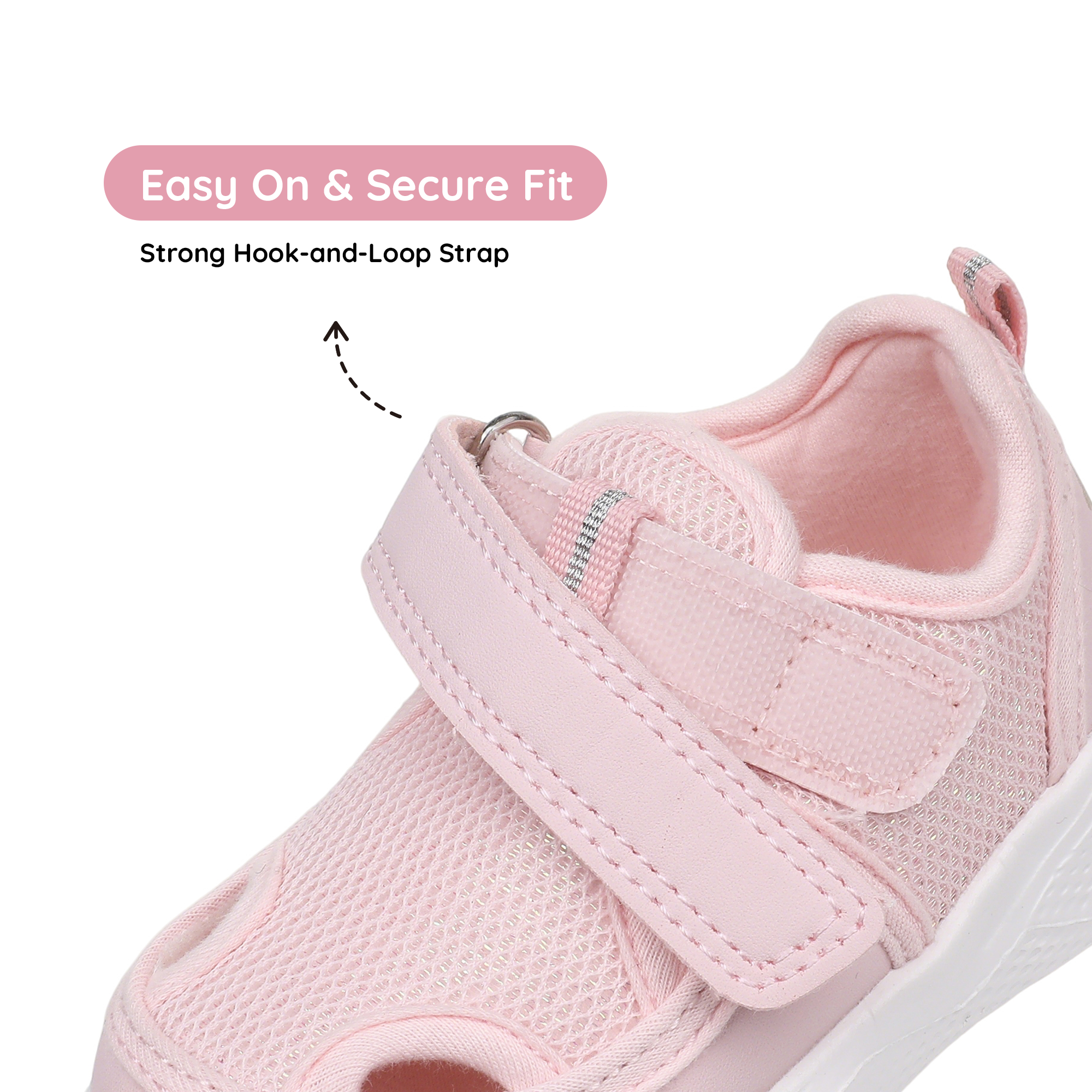 Blikcon Infant & Toddler Boys and Girls Closed-Toe Sandals – Breathable Mesh First Walker Shoes with Adjustable Strap, Lightweight Non-Slip Summer Shoes for 6–24 Months